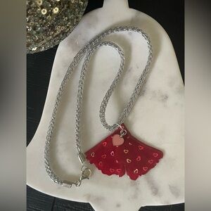 HANDMADE NATURAL GINKGO BILOBA LEAF NECKLACE